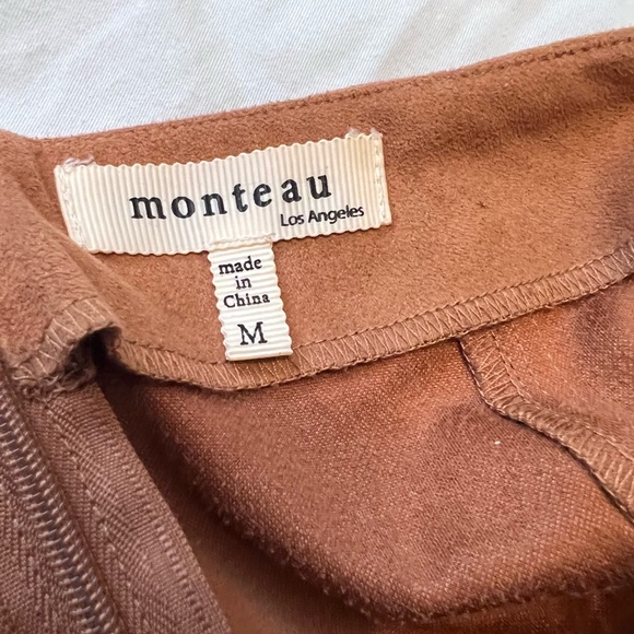 Faux Suede Mini Skirt - Picture 6 of 7